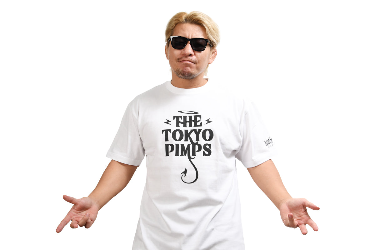 高橋裕二郎「THE TOKYO PIMPS」Tシャツ(ホワイト)
