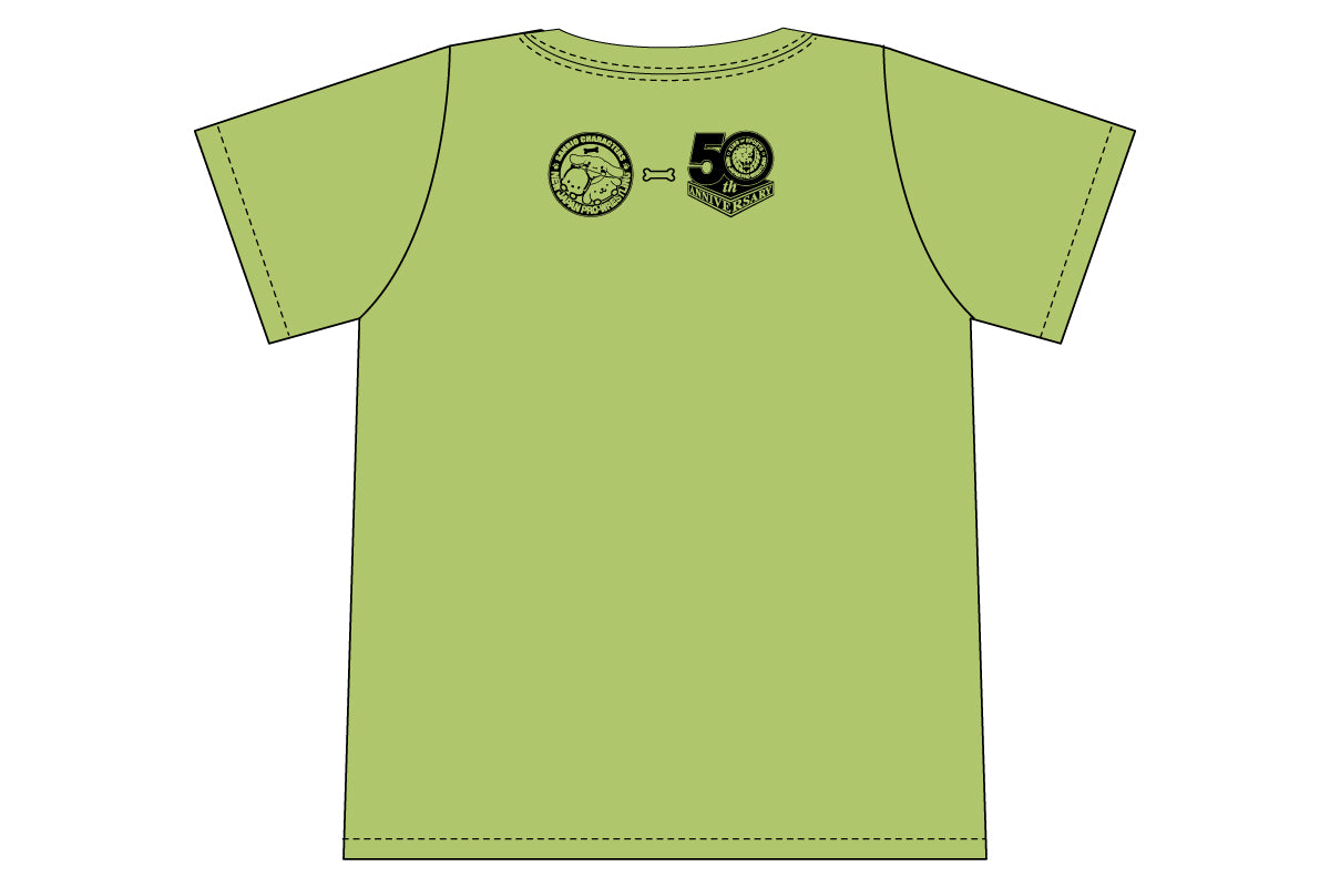 サンリオキャラクターズ×新日本プロレス Dog Lucha Tシャツ22(ライムグリーン)