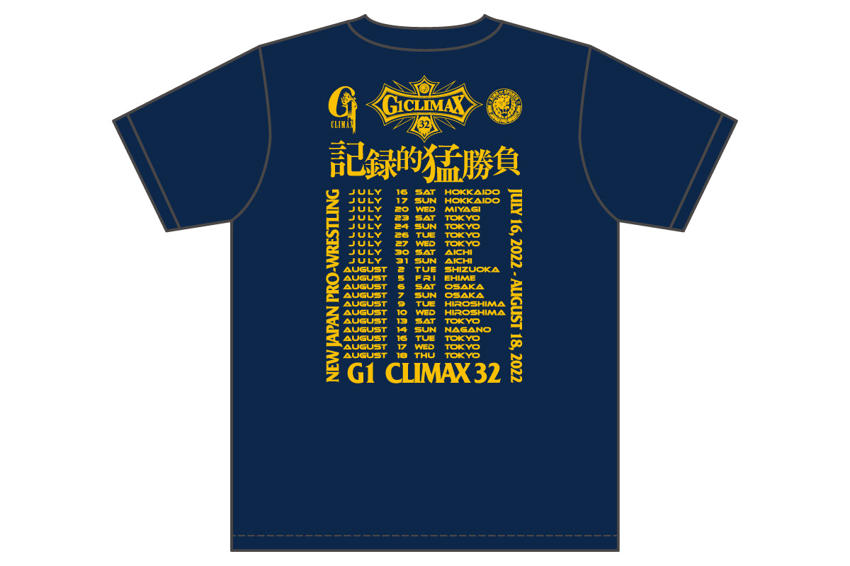 G1 CLIMAX 32 大会記念Tシャツ(ネイビー)