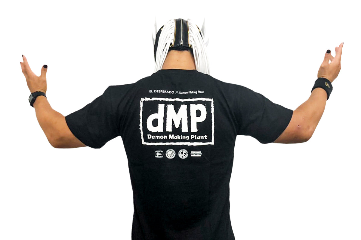 キン肉マンⅡ世 d.M.pコラボ エル・デスペラード×チェック・メイト Tシャツ