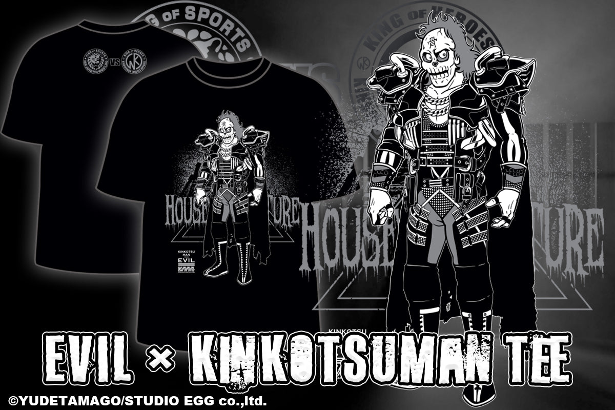 キン肉マンコラボ EVIL×キン骨マン Tシャツ(2022)
