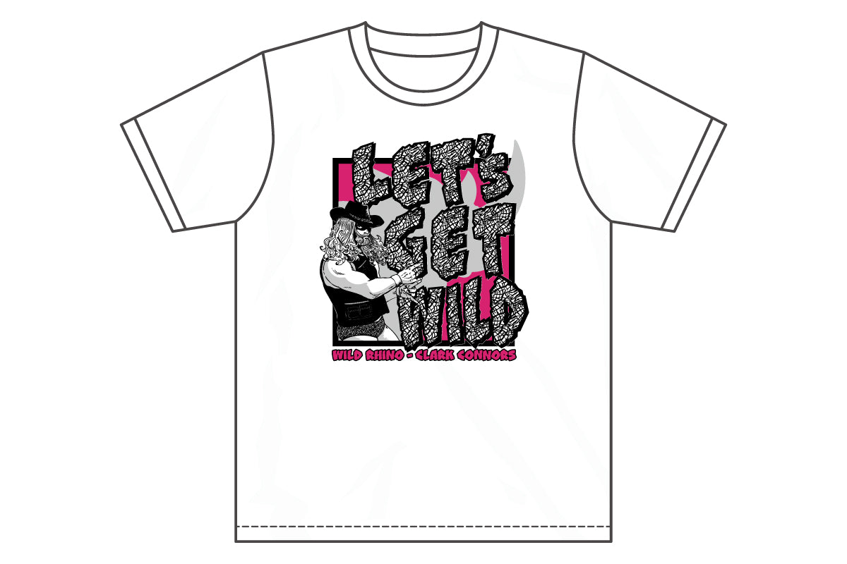 クラーク・コナーズ「LET'S GET WILD」Tシャツ