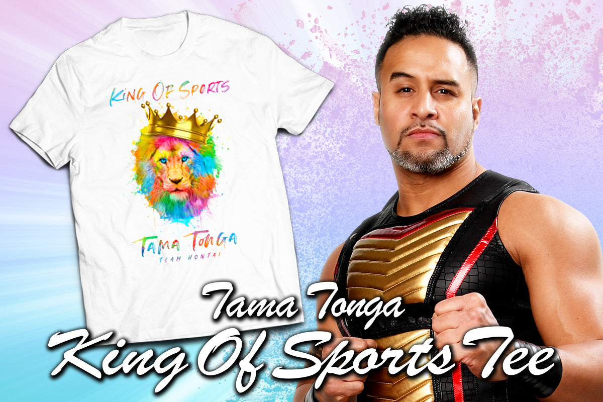 ✨再入荷しました✨タマ・トンガ「KING OF SPORTS」Tシャツ