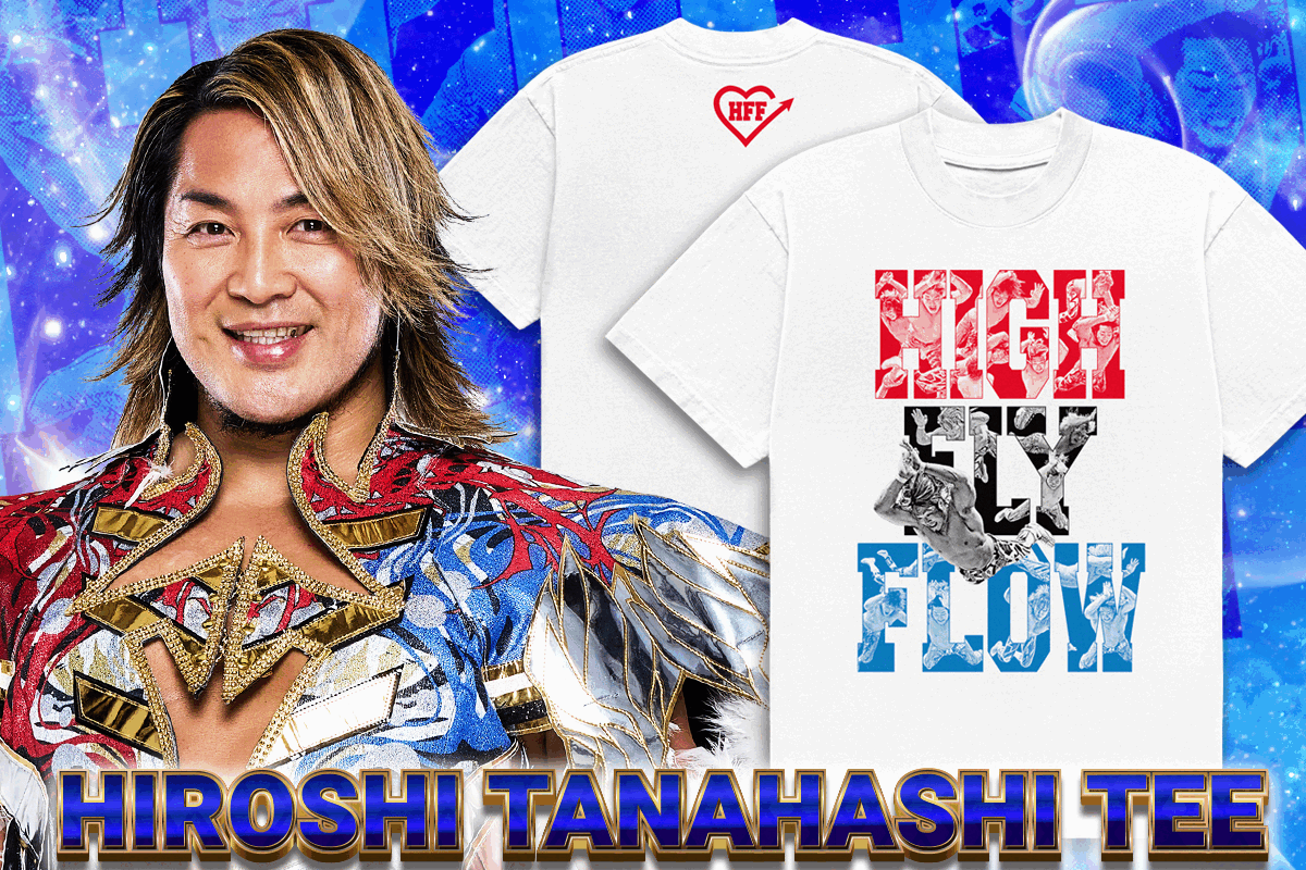 🔥新商品🔥棚橋、-O-カーン、K.O.Bの新作Tシャツが完成！『キン肉マンコラボ 成田蓮×悪魔将軍 Tシャツ』が発売決定！『新日ちゃんぴおん！興行グッズ3種』の通販&水道橋店での取り扱いがスタート！