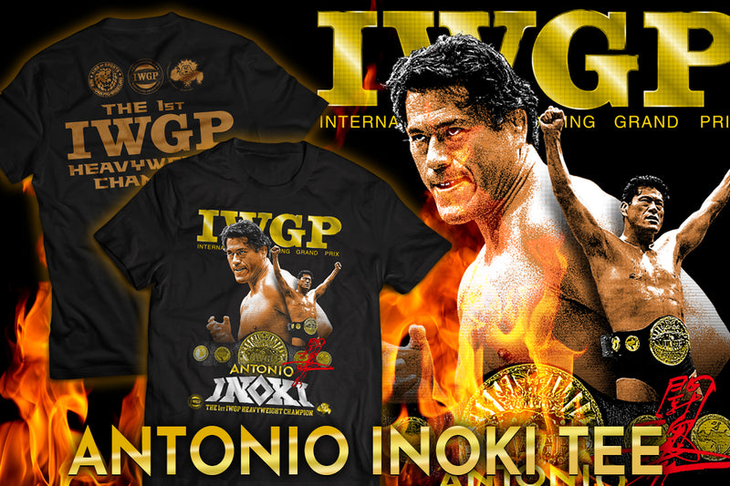 ✨再入荷✨アントニオ猪木 Tシャツ（1st IWGP CHAMPION）