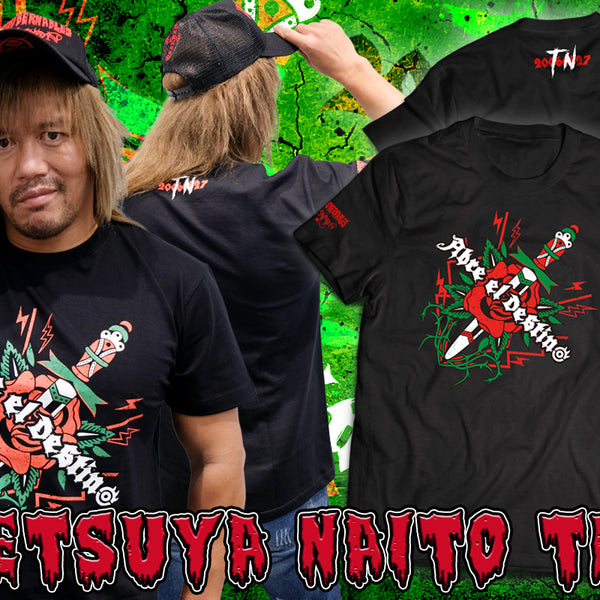内藤哲也 サイン入り Tシャツ Mサイズ 新品 未使用 タグ付き naito-tee-10_49ac7d55-ffac-