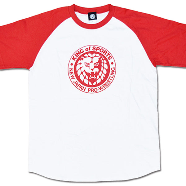 ライオンマーク クラシックロゴ ラグランTシャツ（レッド）