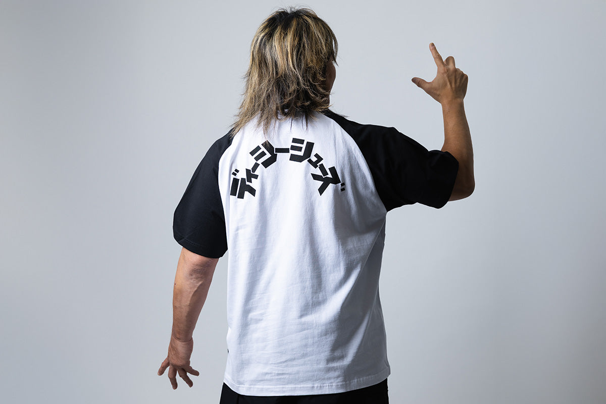 DC SHOES × 新日本プロレス コラボ ラグランTシャツ