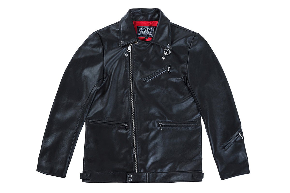 【3月上旬以降お届け】高橋ヒロム&ROLLING CRADLE PRODUCE 15thANNIVERSARY COLLABORATION ライダースジャケット（ブラック）