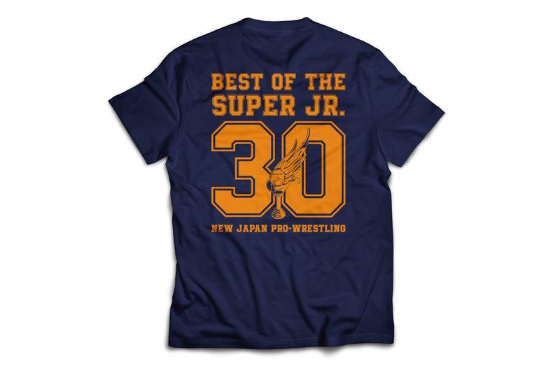 BEST OF THE SUPER Jr. 30 大会記念 ドライTシャツ（ネイビー）
