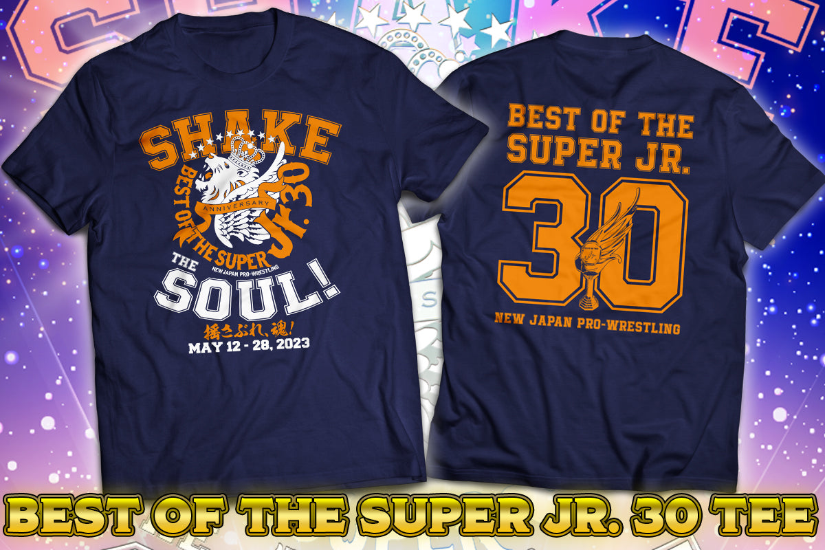 BEST OF THE SUPER Jr. 30 大会記念 ドライTシャツ（ネイビー）