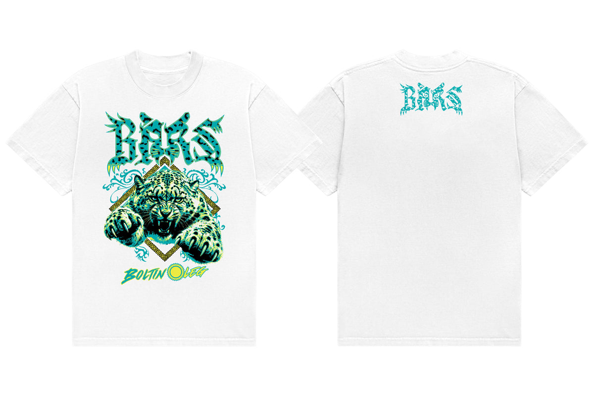 ボルチン・オレッグ「BARS」Tシャツ（ホワイト）