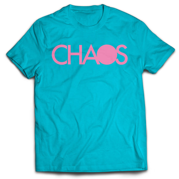 CHAOS Tシャツ（ターコイズブルー）