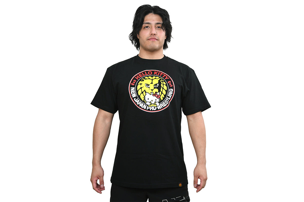 新日本プロレス×ハローキティ コラボTシャツ（HELLO KITTY meets Lion-mark 2026）