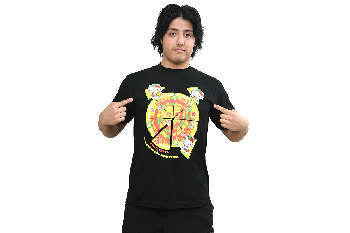 新日本プロレス×ハローキティ コラボTシャツ（PIZZA）