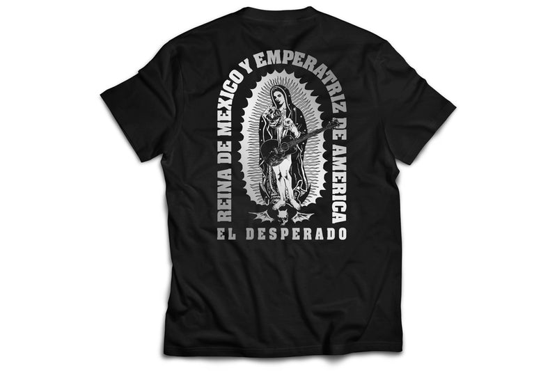 エル・デスペラード「ESTILO MEXICANO」Tシャツ（ブラック×シルバー）