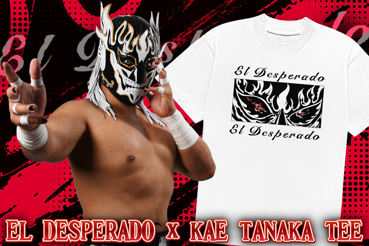 エル・デスペラード × 田中かえ コラボTシャツ（ホワイト・2026）