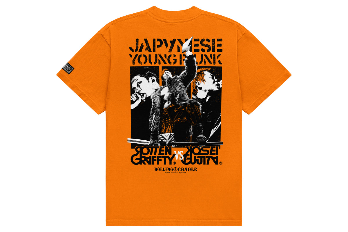 藤田晃生×ROTTENGRAFFTY JAPANESE YOUNG PUNK Tシャツ（ORANGE）