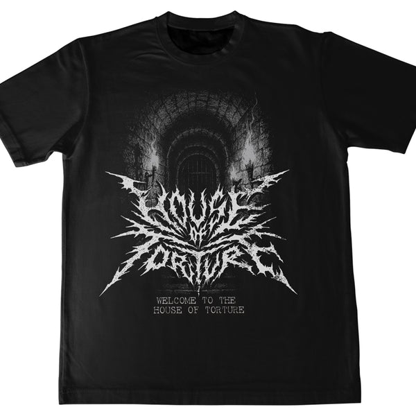 HOUSE OF TORTURE ドライTシャツ（2025・ブラック×シルバー×グレー）