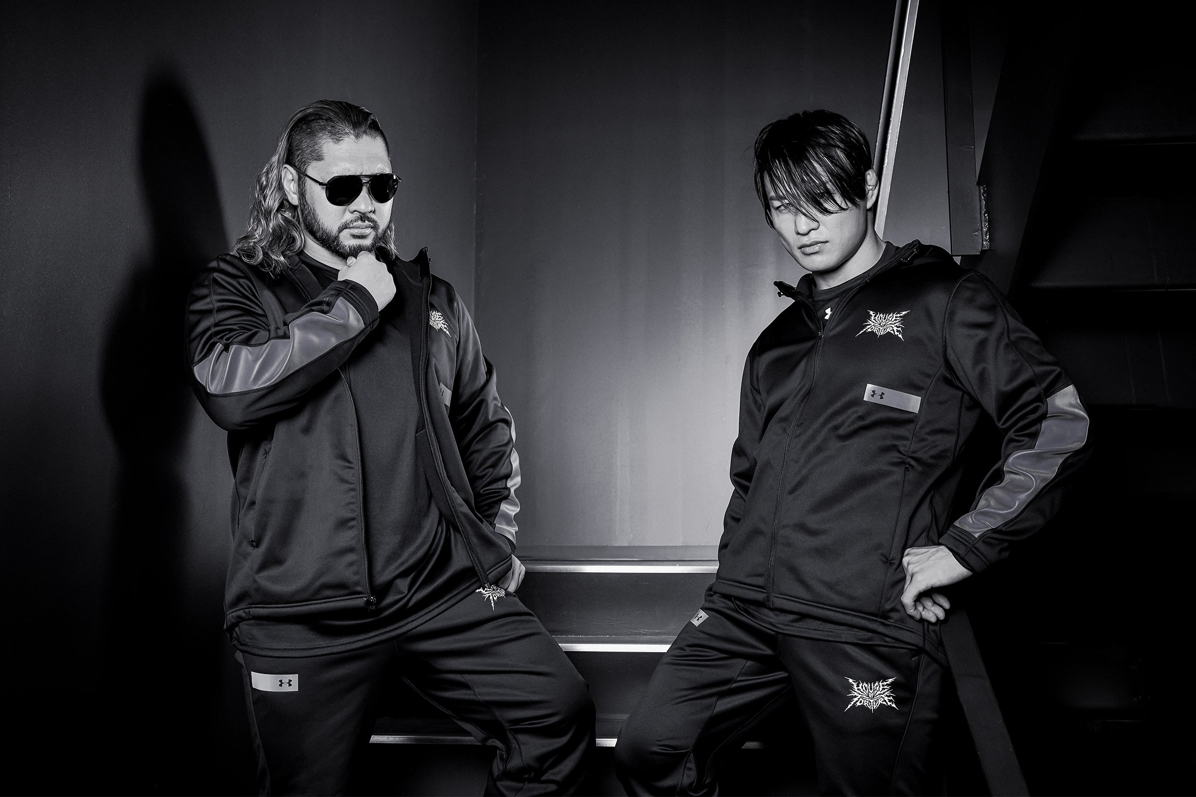 新日本プロレスHOUSEOFTORTURE×アンダーアーマーコラボセットアップ UA HOUSE OF TORTURE 3レイヤー パンツ