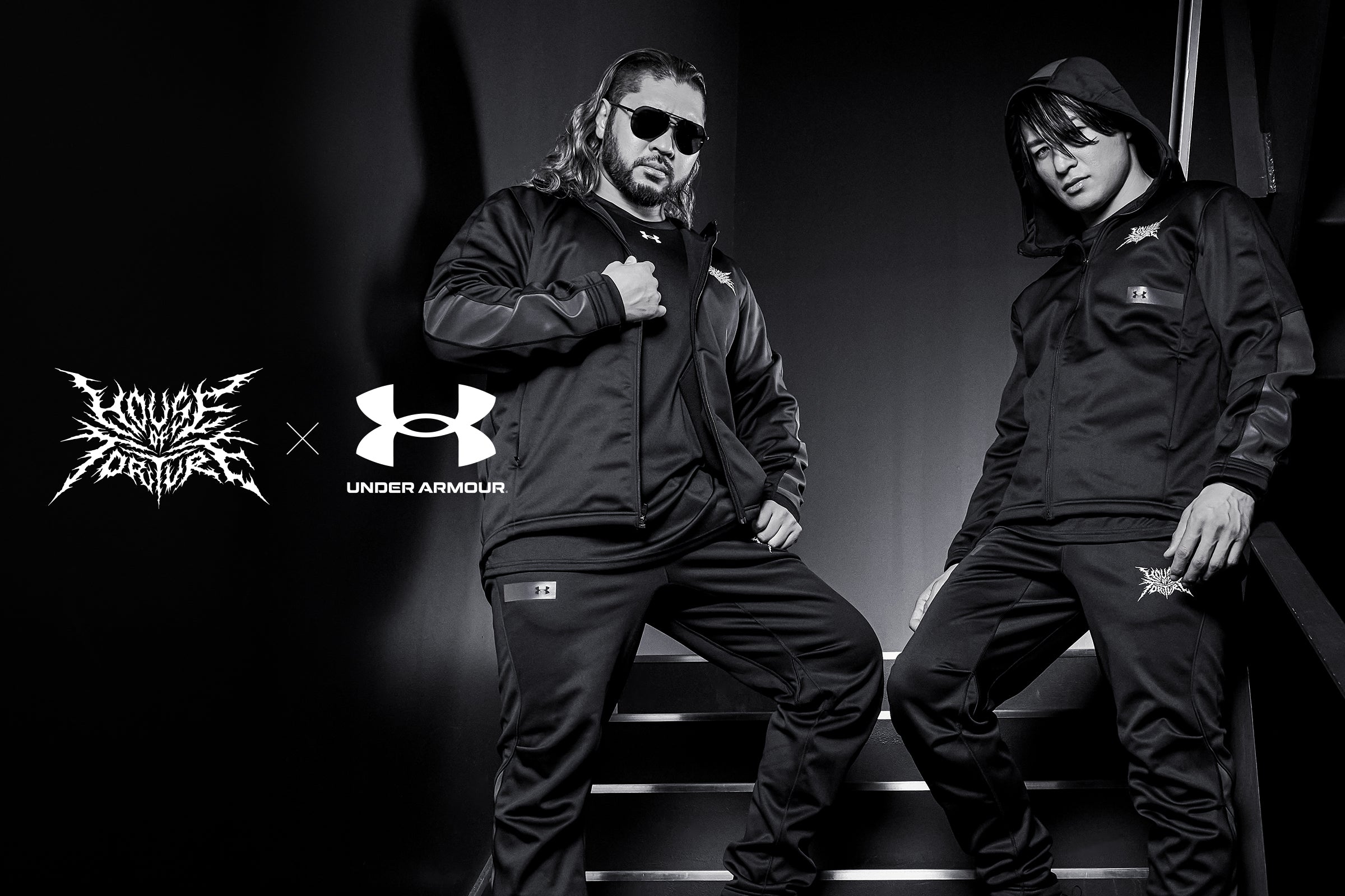 [上下セット] HOUSE OF TORTURE ジャージ ジップジャケット パンツ M ブラック 新日本プロレス HOUSE OF TORTURE SOUL SPORTS ジャージセットアップ(2026)