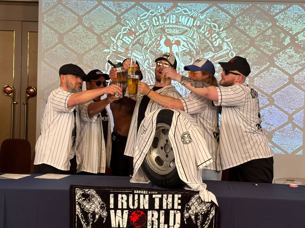 BULLET CLUB WAR DOGS「DAWGS 4 REAL」ベースボールシャツ