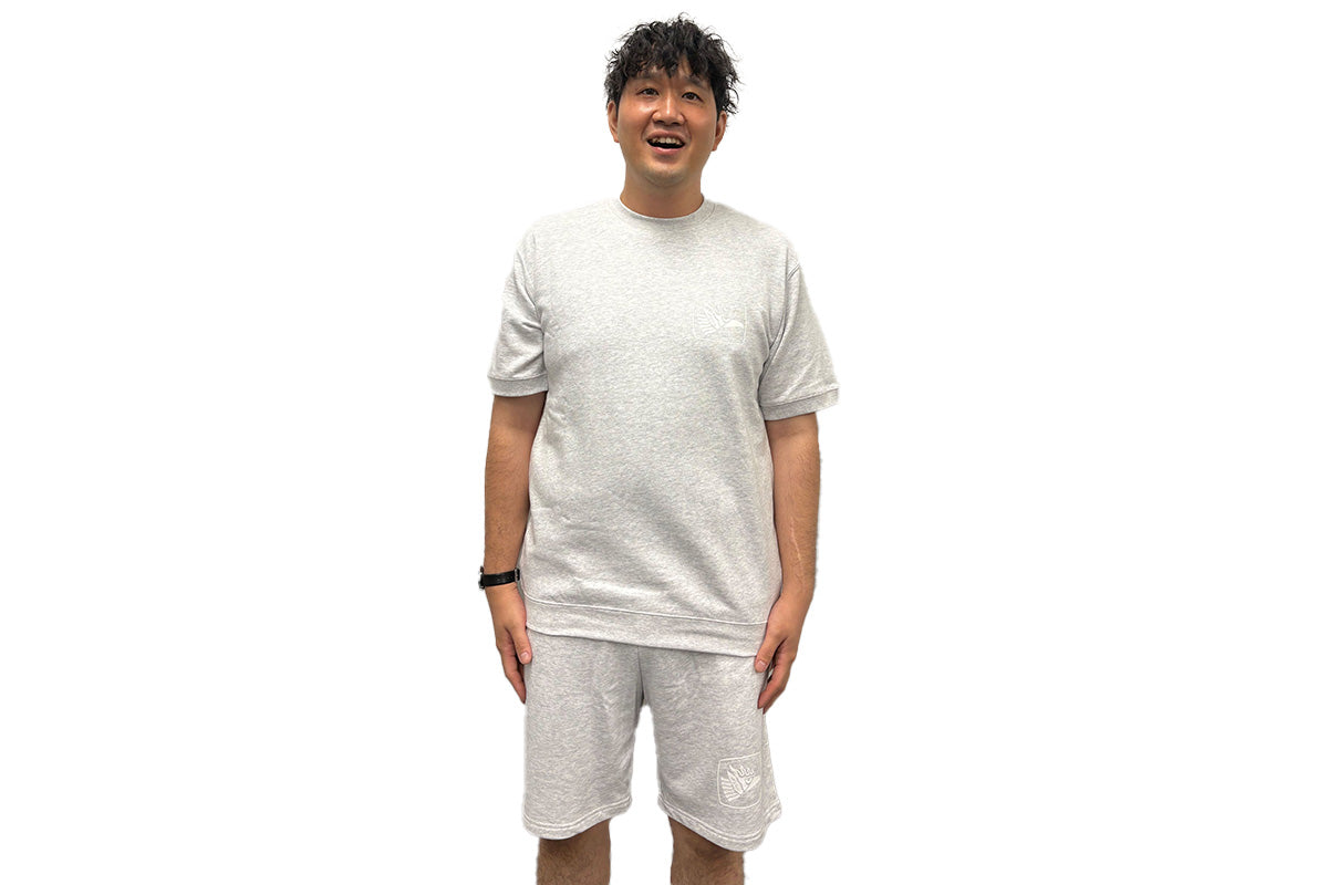 エル・デスペラード スウェットセットアップ（ショートスリーブ＆ショーツ・アッシュ）