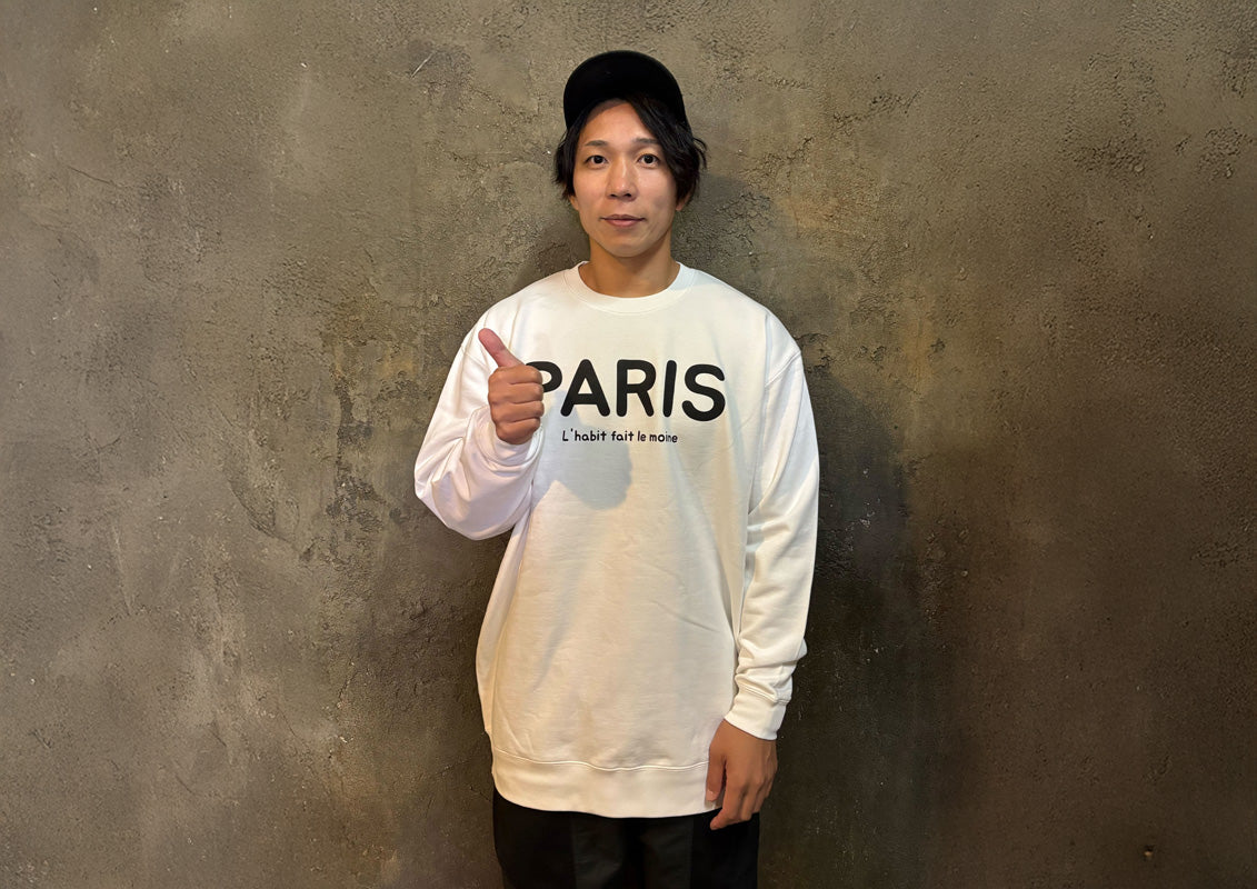YOH「PARIS」スウェットレーナー