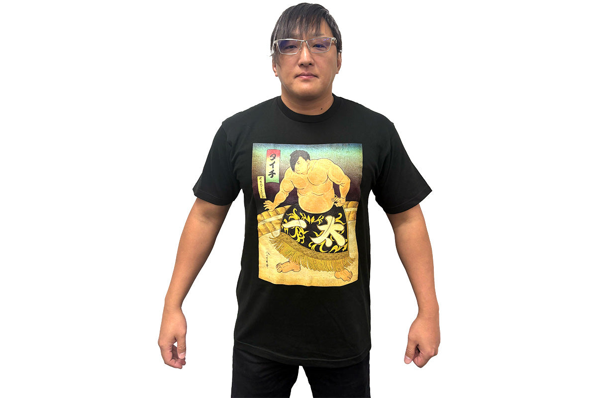 タイチ × オノ・タコ「力士風姿絵」コラボTシャツ
