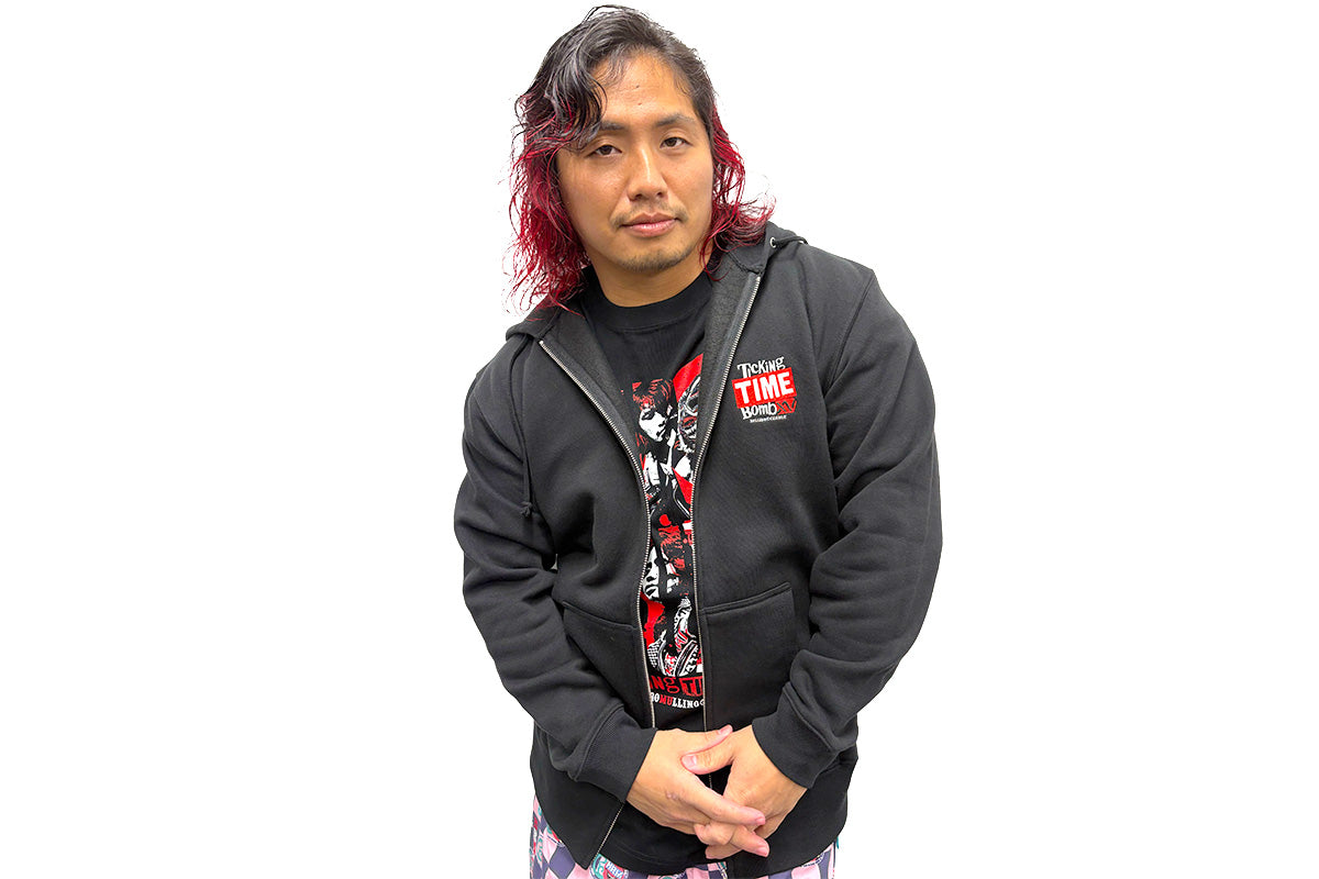 高橋ヒロム&ROLLING CRADLE PRODUCE 15thANNIVERSARY COLLABORATION ZIPパーカー（ブラック）