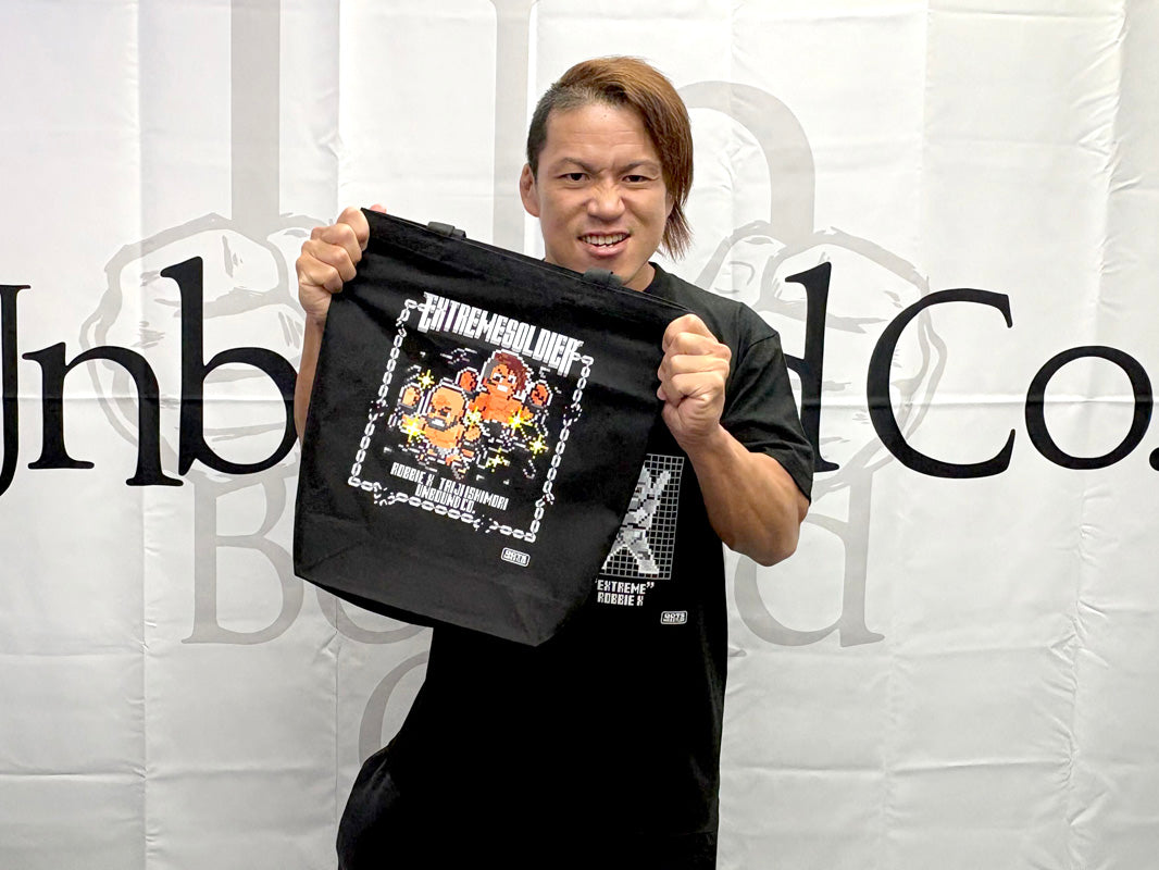 石森太二&ロビー・エックス「dotswrestler」Tシャツ&トートバッグ