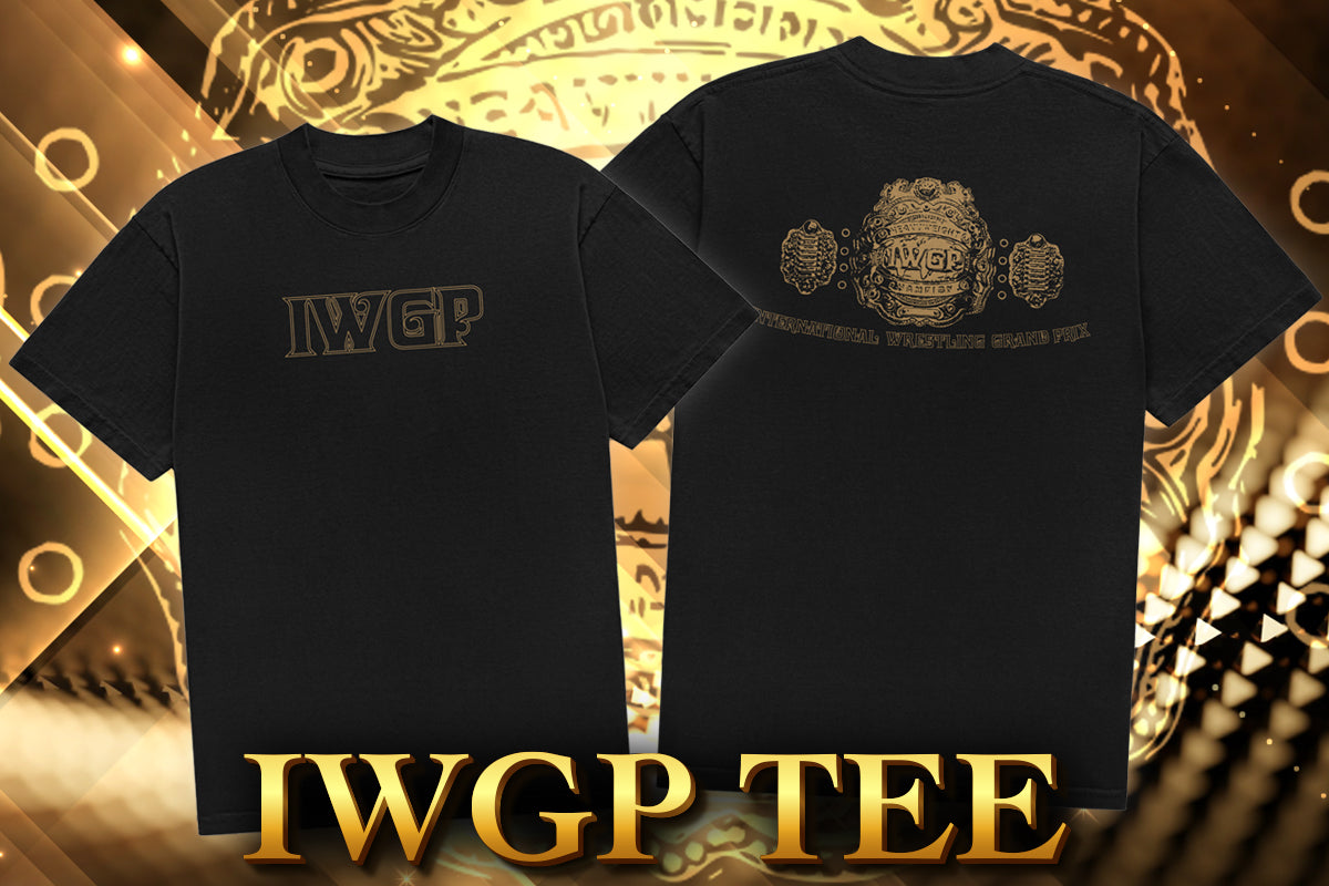 IWGP Tシャツ（ブラック×ゴールド）
