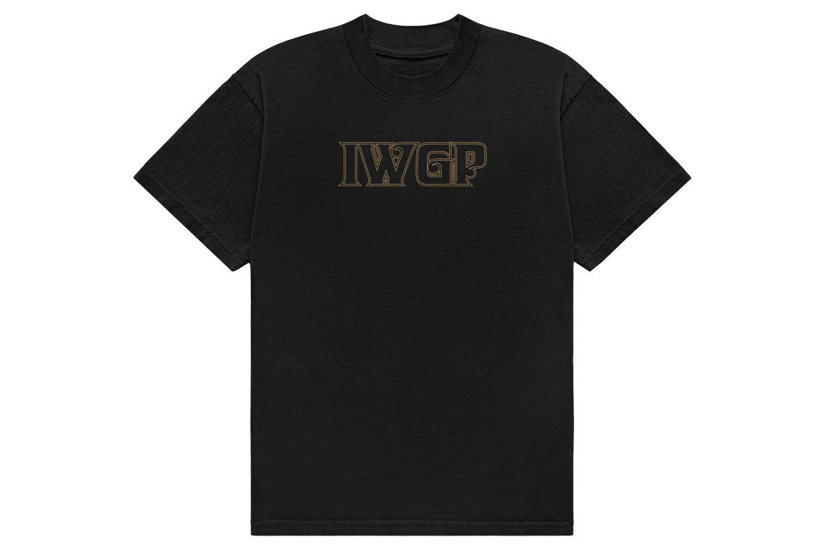 IWGP Tシャツ（ブラック×ゴールド）