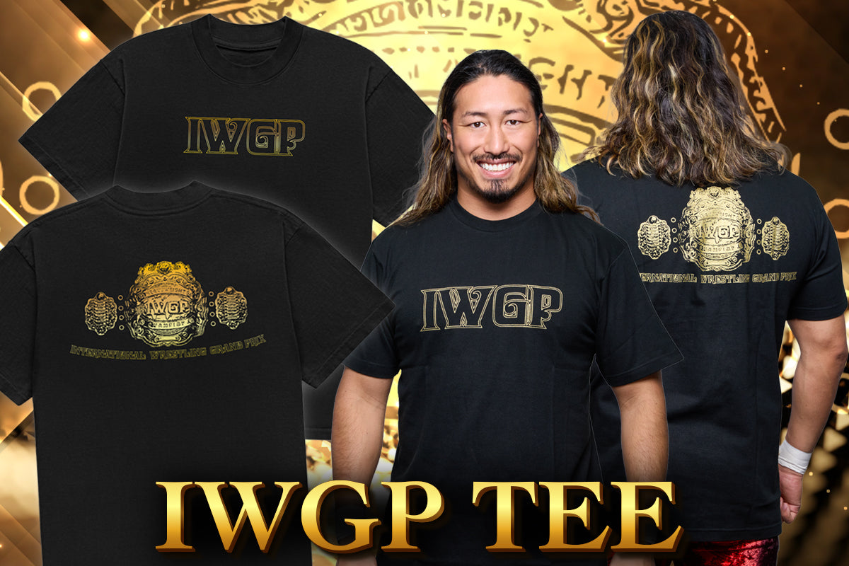 IWGP Tシャツ（ブラック×ゴールド）