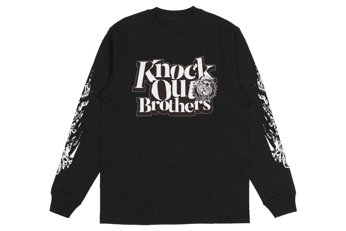 Knock Out Brothers「K.O.B Logo Mo' Fire」ロングスリーブ