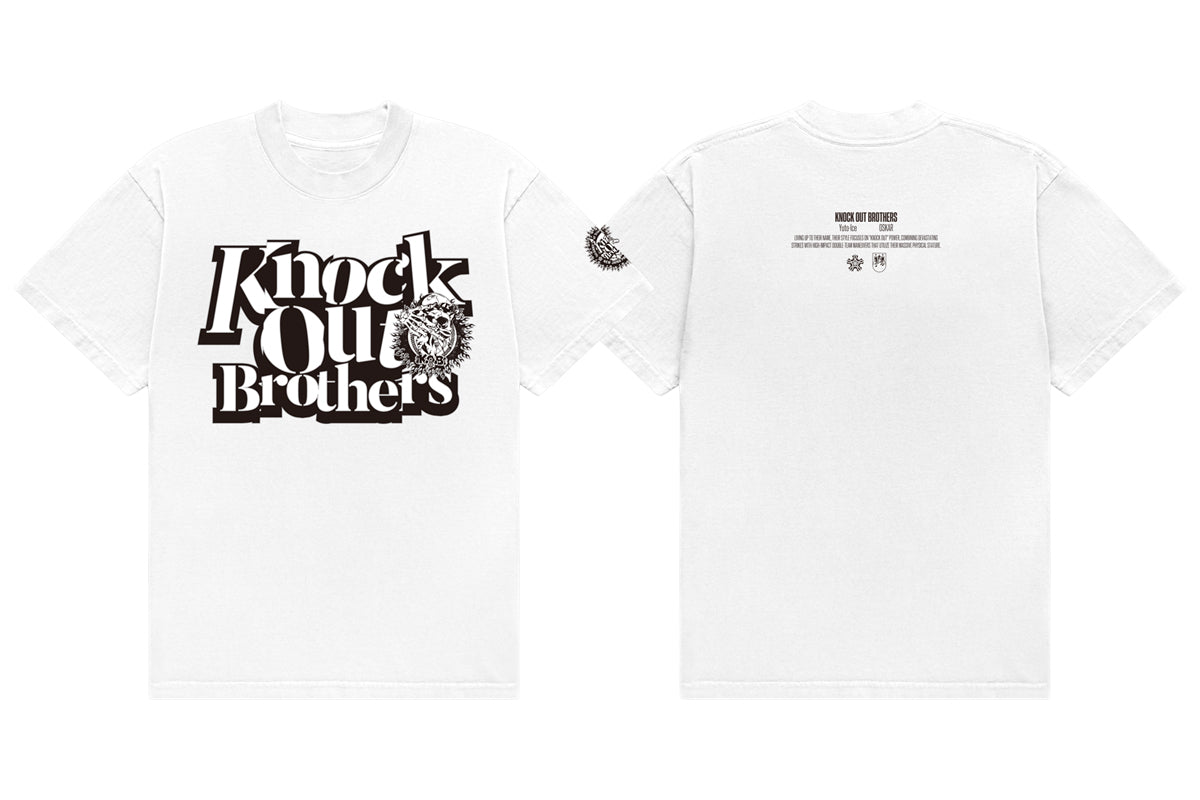 【9/13以降お届け】Knock Out Brothers「K.O.B 1st Anniv.」Tシャツ（ホワイト）