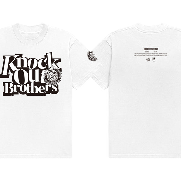 Knock Out Brothers「K.O.B 1st Anniv.」Tシャツ（ホワイト）