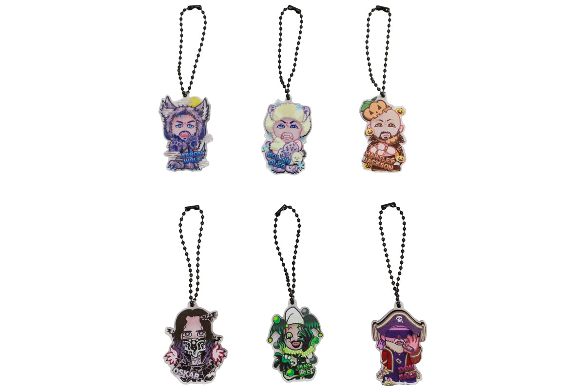 【ランダム6種】新日本プロレス MONSTER WRESTLERS ランダムレイヤード アクリルキーホルダー