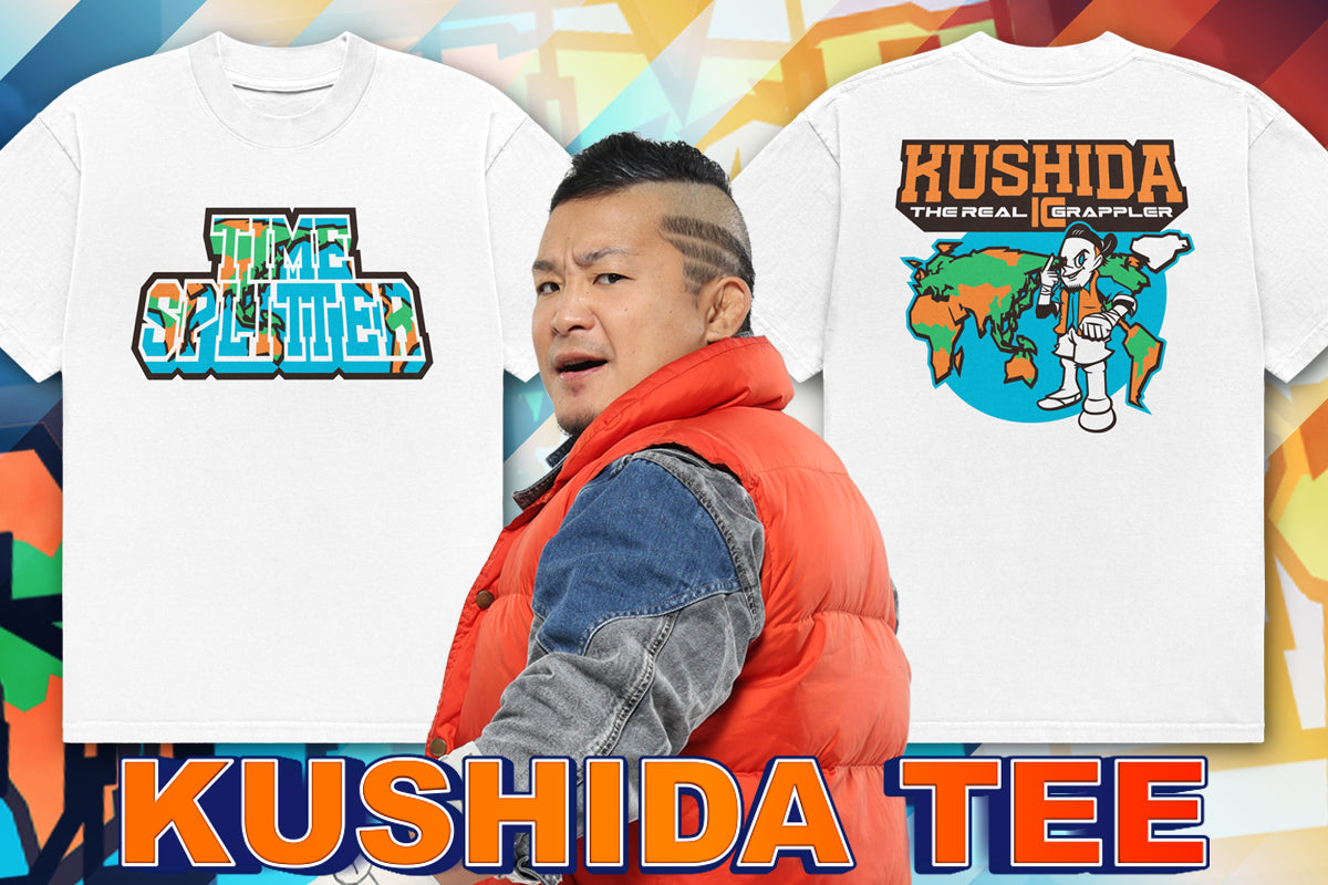 KUSHIDA「THE REAL IC GRAPPLER」Tシャツ
