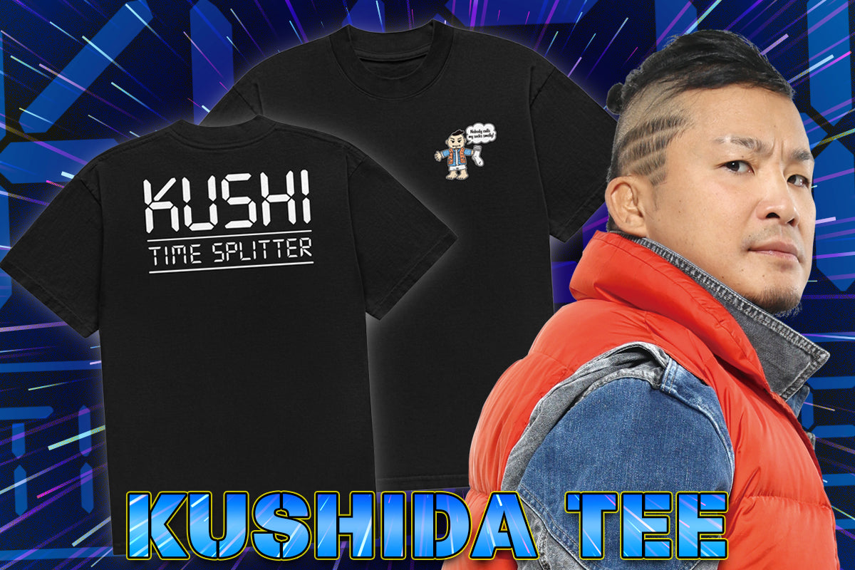 KUSHIDA「KUTSUSHITA」Tシャツ