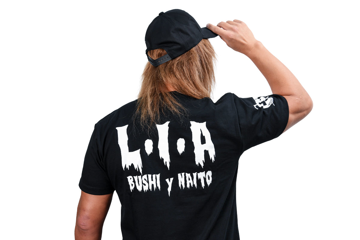 L・I・J×ADACHI Tシャツ（ブラック）