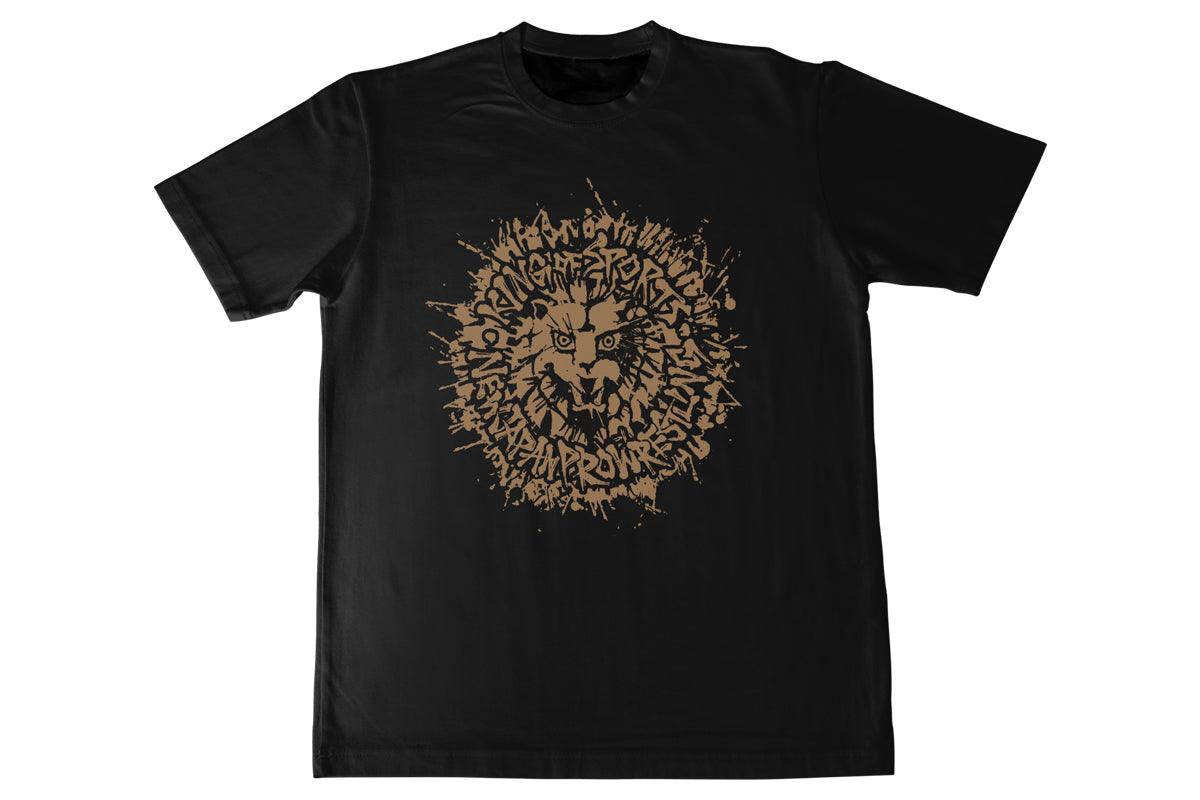 ライオンマーク ドライTシャツ（2026・ブラック×ゴールド）
