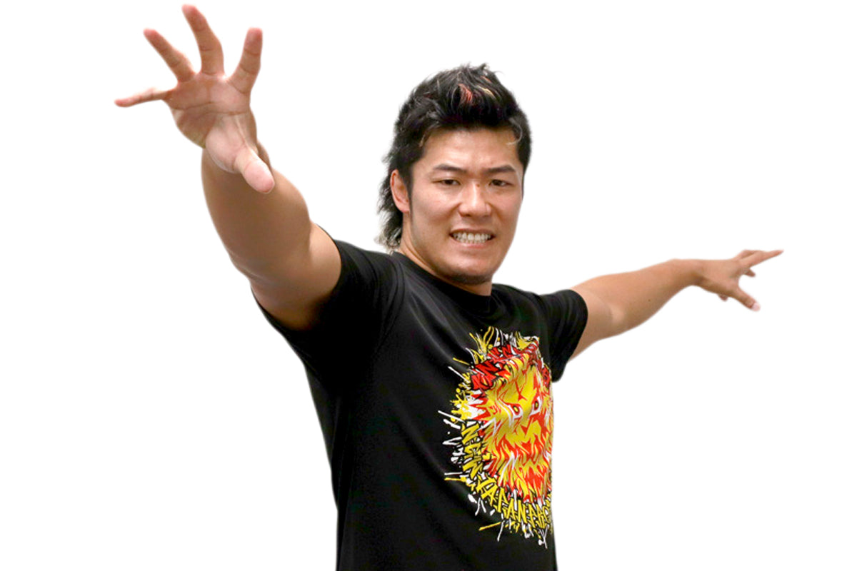 ライオンマーク ドライTシャツ（2026・ブラック×カラーロゴ）