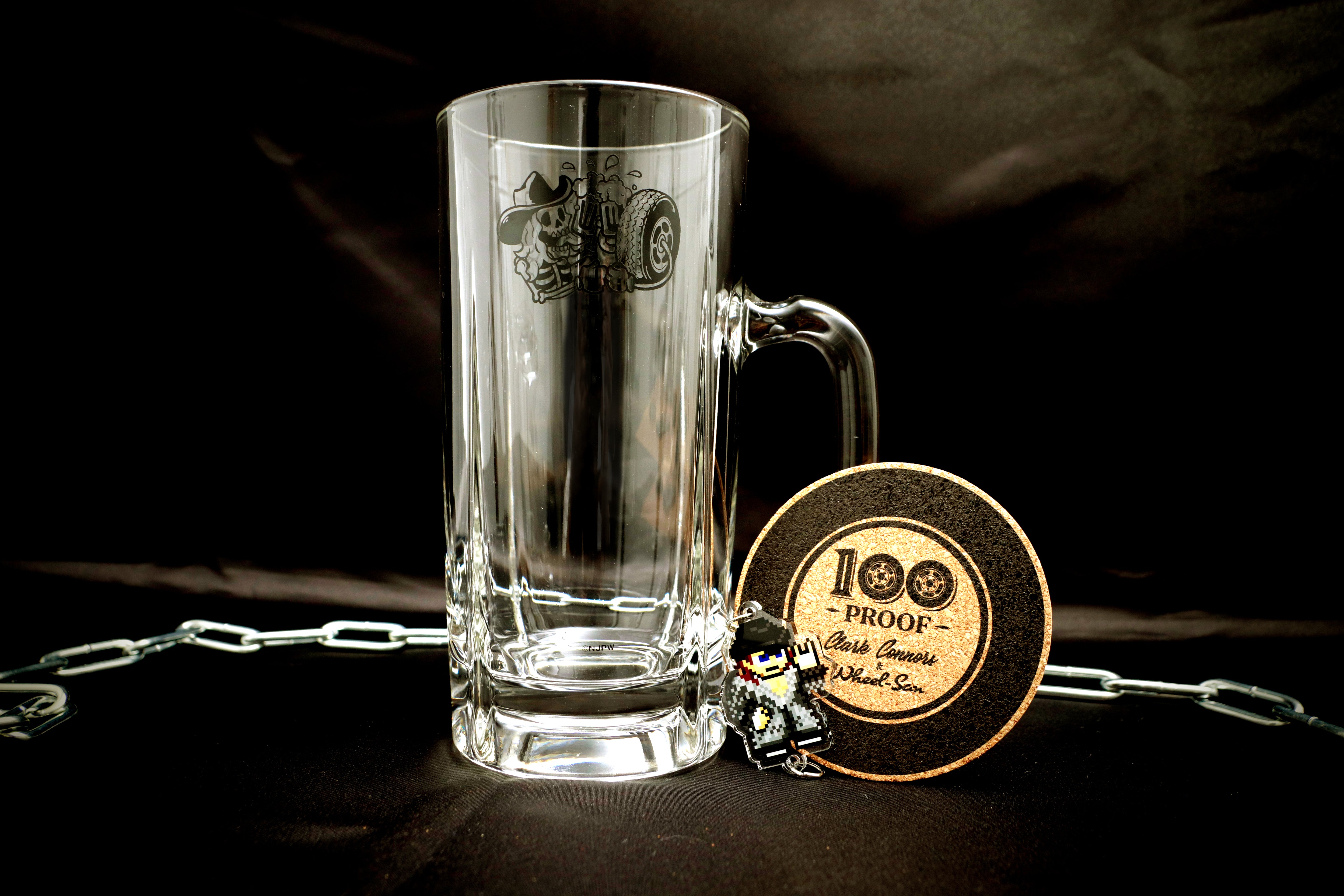 クラーク・コナーズ メガジョッキ&コルクコースター セット