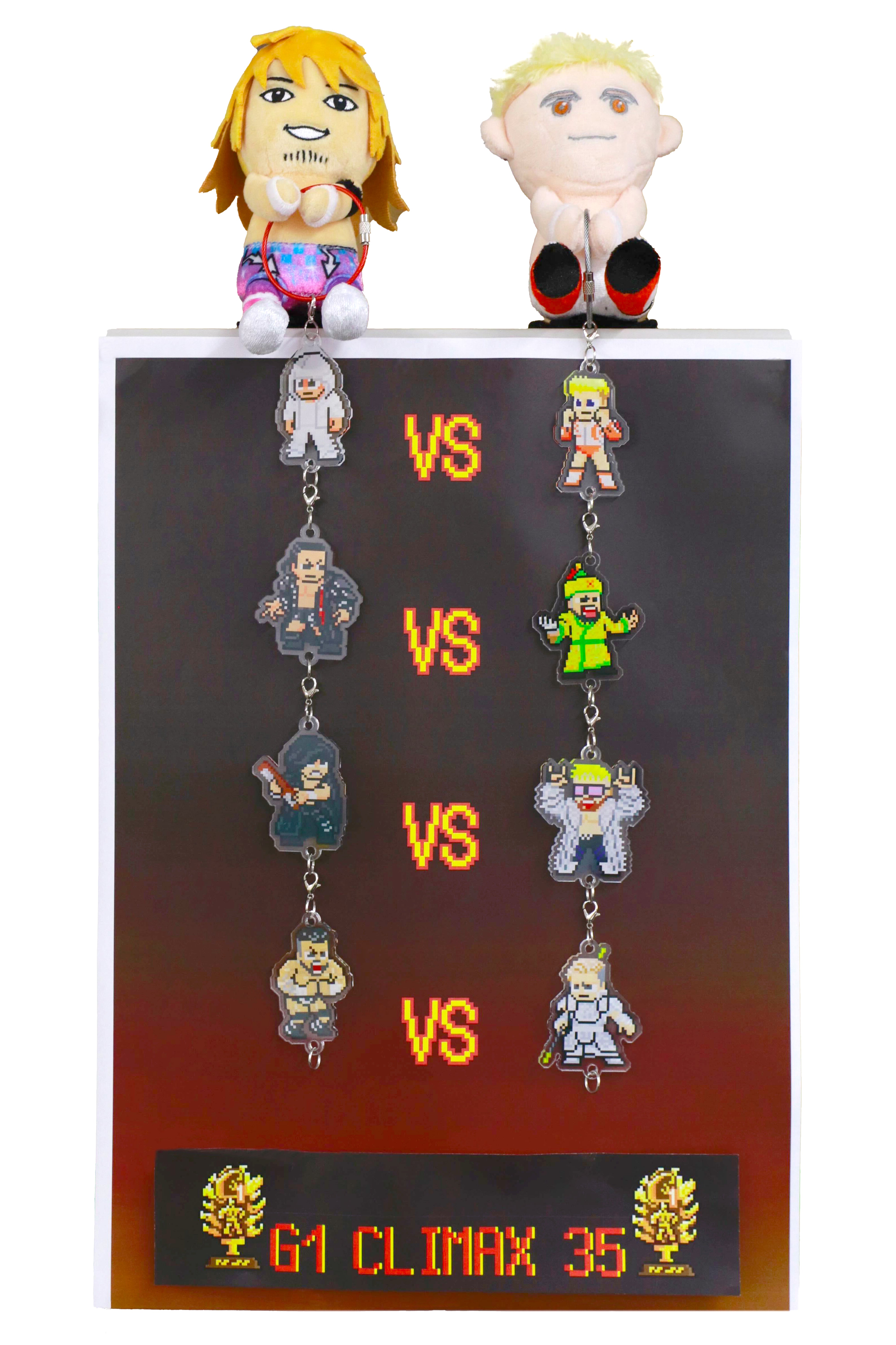 「dotswrestler」つながるアクリルキーホルダー（G1 CLIMAX 35）/Aセット
