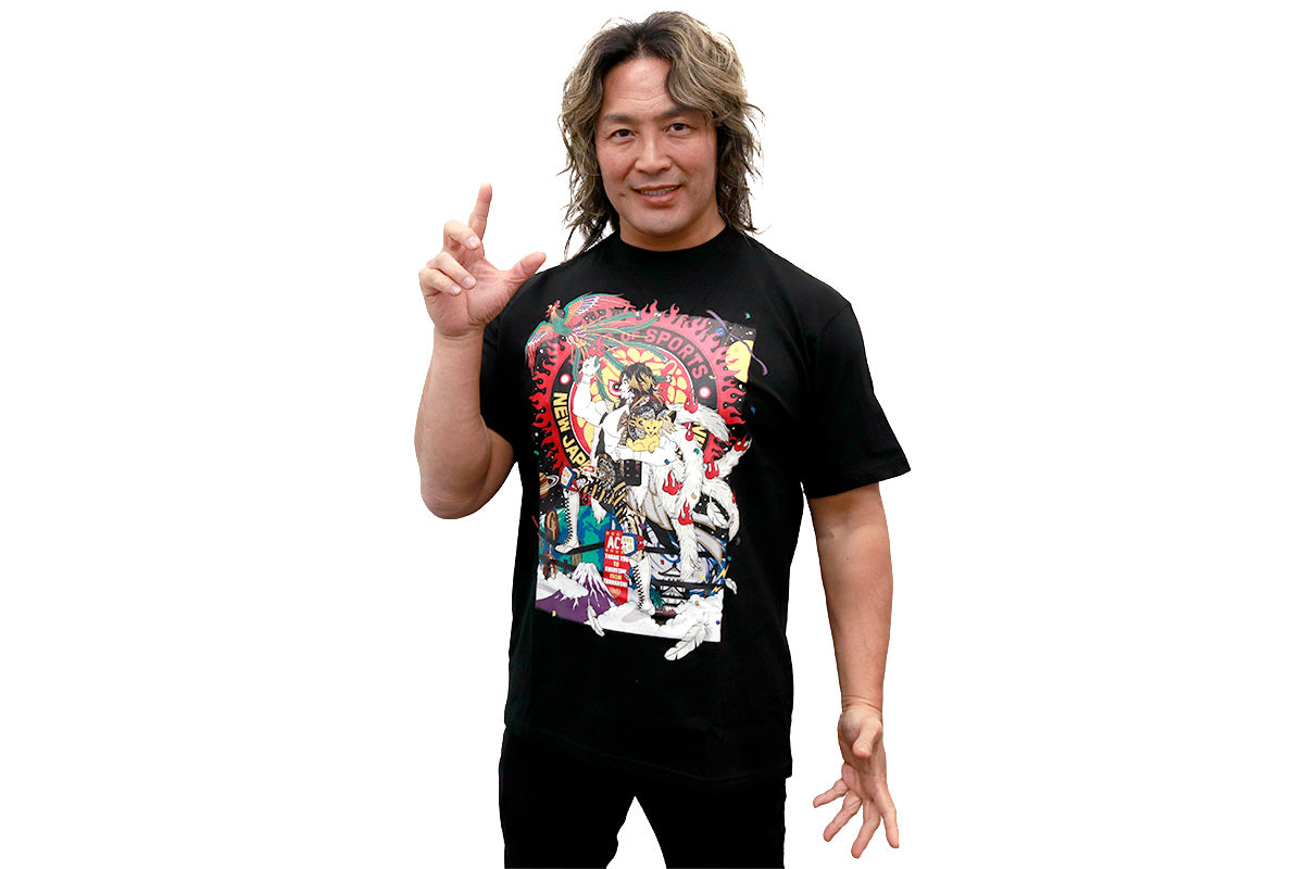 WK20 棚橋弘至×中村佑介 Tシャツ（ブラック）