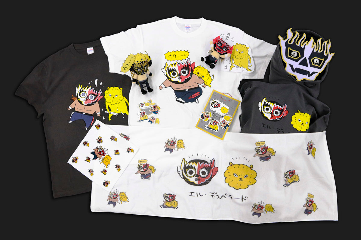 エル・デスペラード × 川尻こだま コラボTシャツ（スミ）