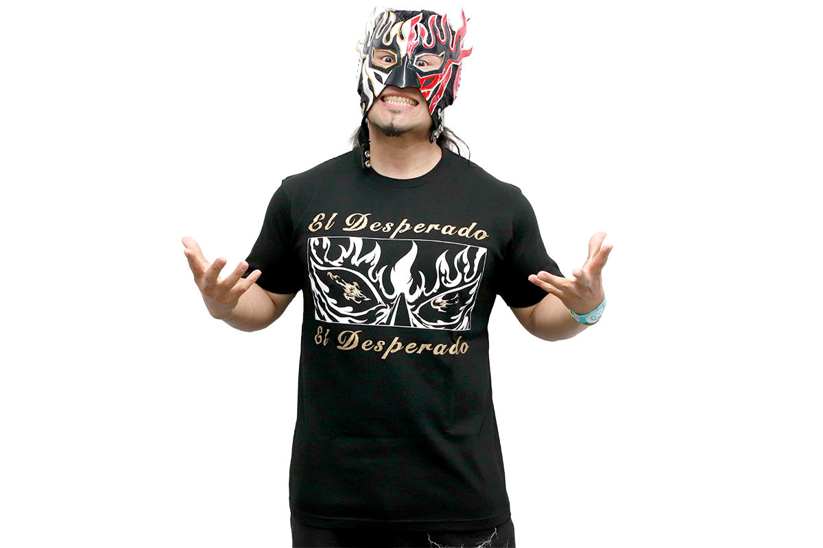 エル・デスペラード × 田中かえ コラボTシャツ（ブラック・2026）