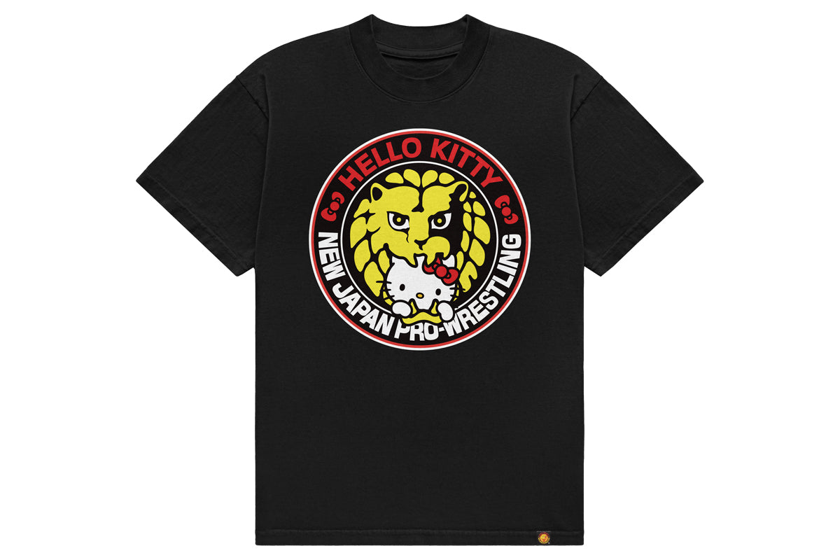新日本プロレス×ハローキティ コラボTシャツ（HELLO KITTY meets Lion-mark 2026）