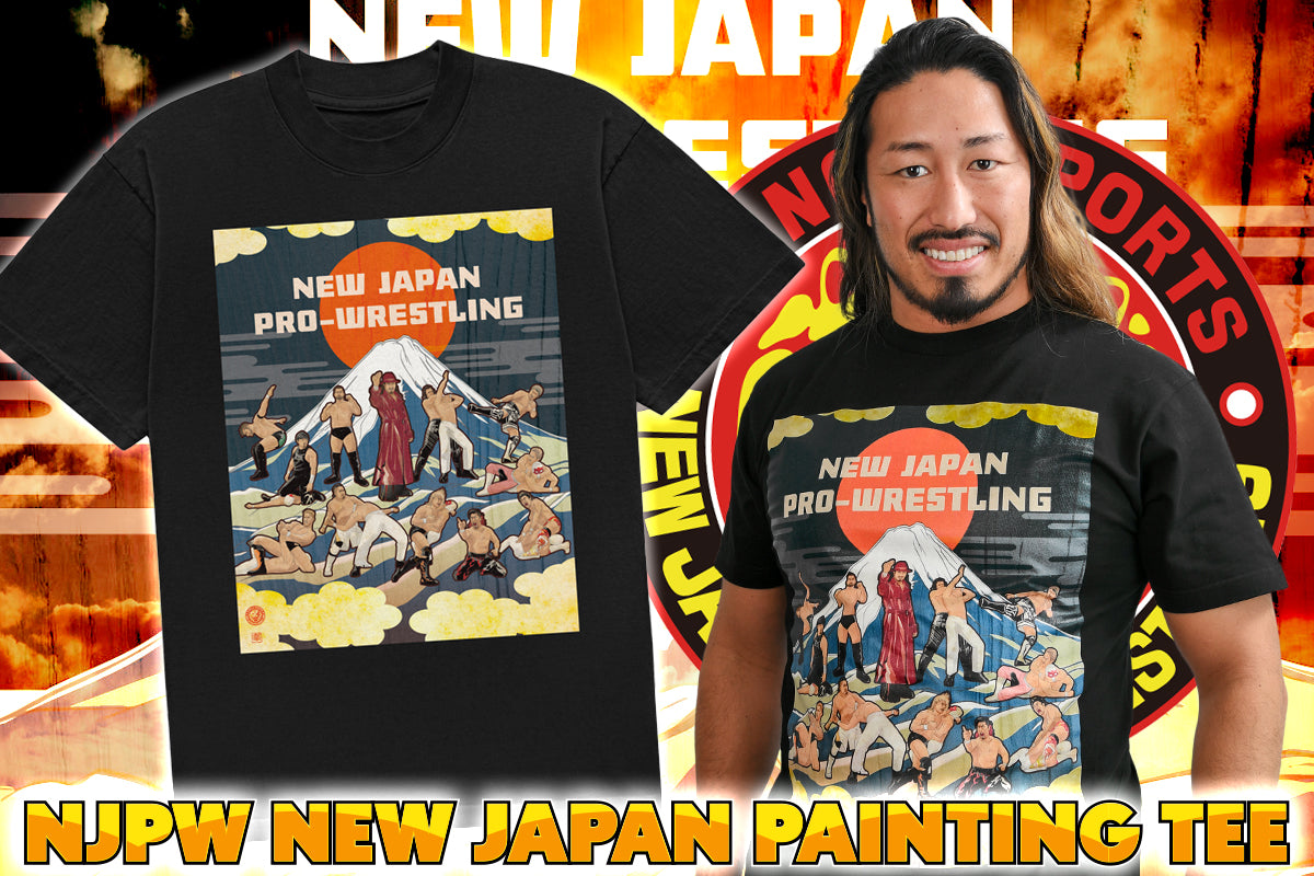 激レア　グレートムタ Tシャツ　青ペイント　新日本プロレス 90s アメリカ製 Hanes ヘインズ GREAT MUTA グレートムタ Tシャツ NJPW